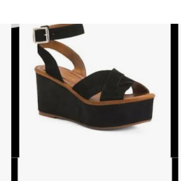 Christian Di Riccio platform suede sandals. 8.5 or 39 UK.  Almost new - Picture 1 of 8